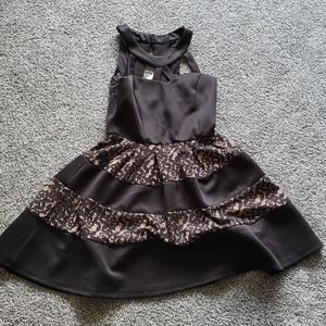 Black skater dress